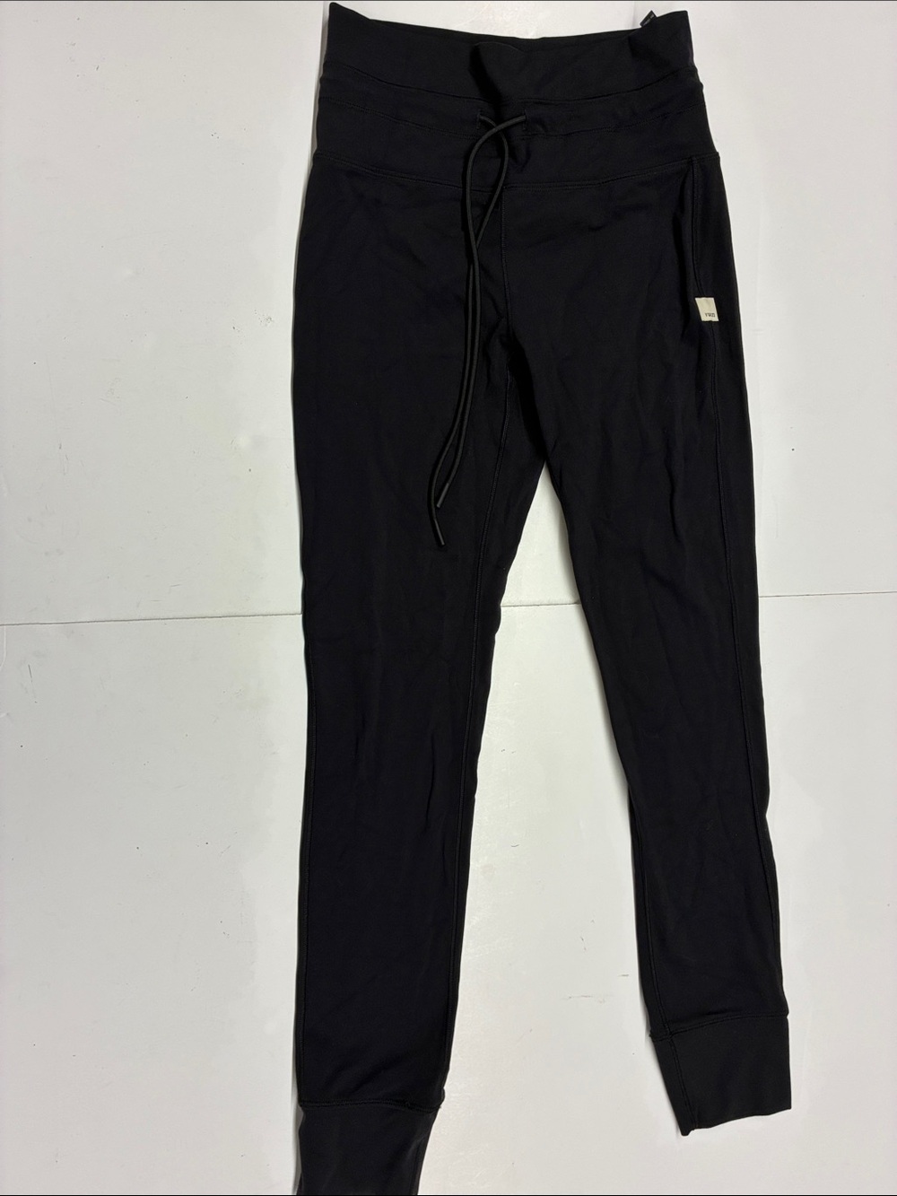 NEW Vuori Women’s Black High-Waist Drawstring Leggings Size Small